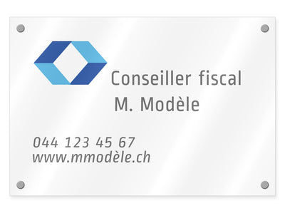 firmenschild-acrylglas-quer-steuerberater