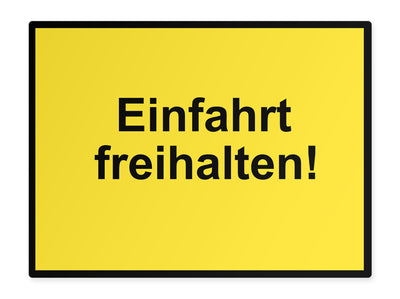 warnschild-quer-einfahrt-freihalten