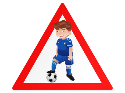 kinderschild-dreieck-spielende-kinder